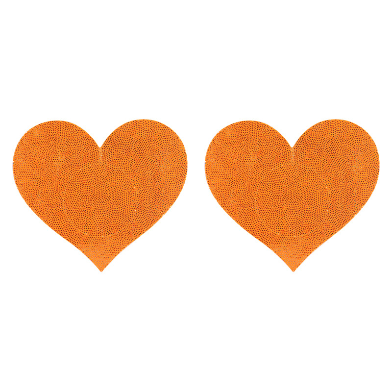 orange Large heart shape