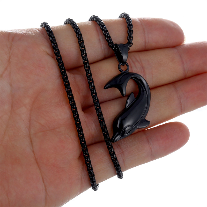 6:Black with chain -60CM