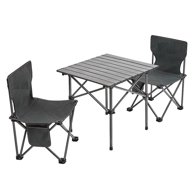 Three-piece set (Chair 36x36x60cm table 50x50x50cm)