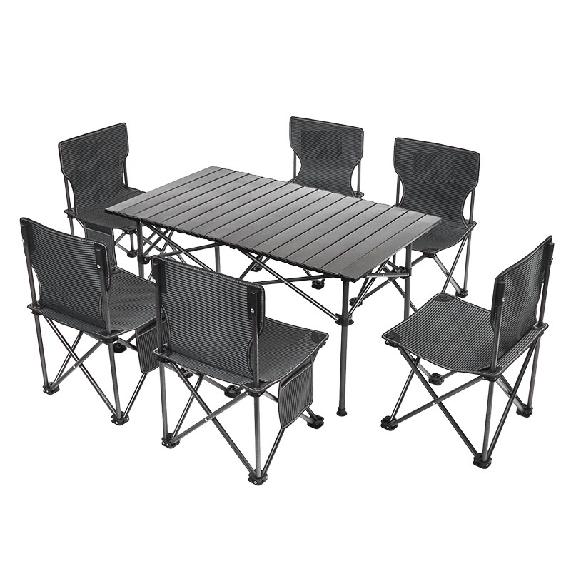 Seven-piece set (Chair 36x36x60cm table 95x55x50cm)