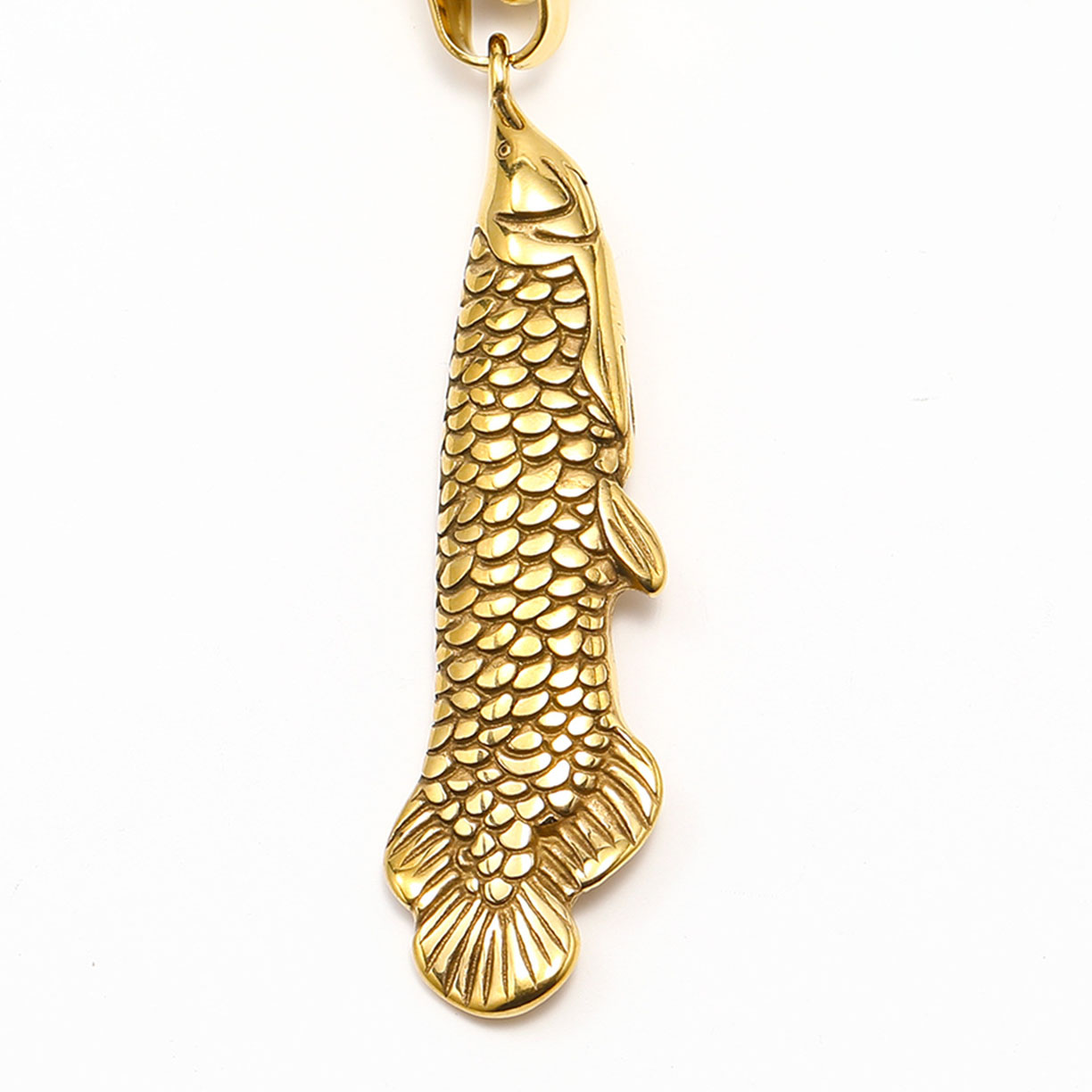 Gold single pendant