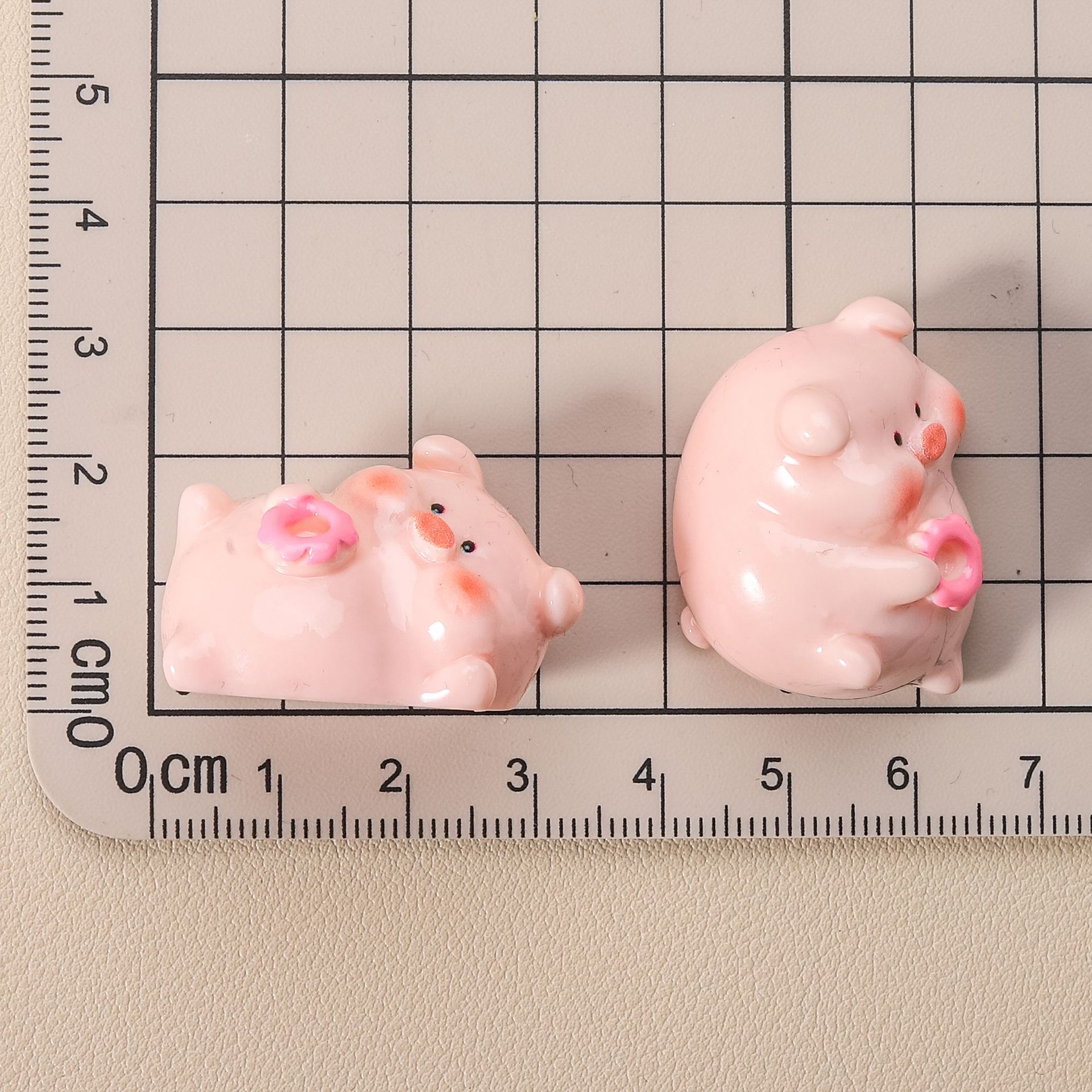 5:Pink swimming ring pig