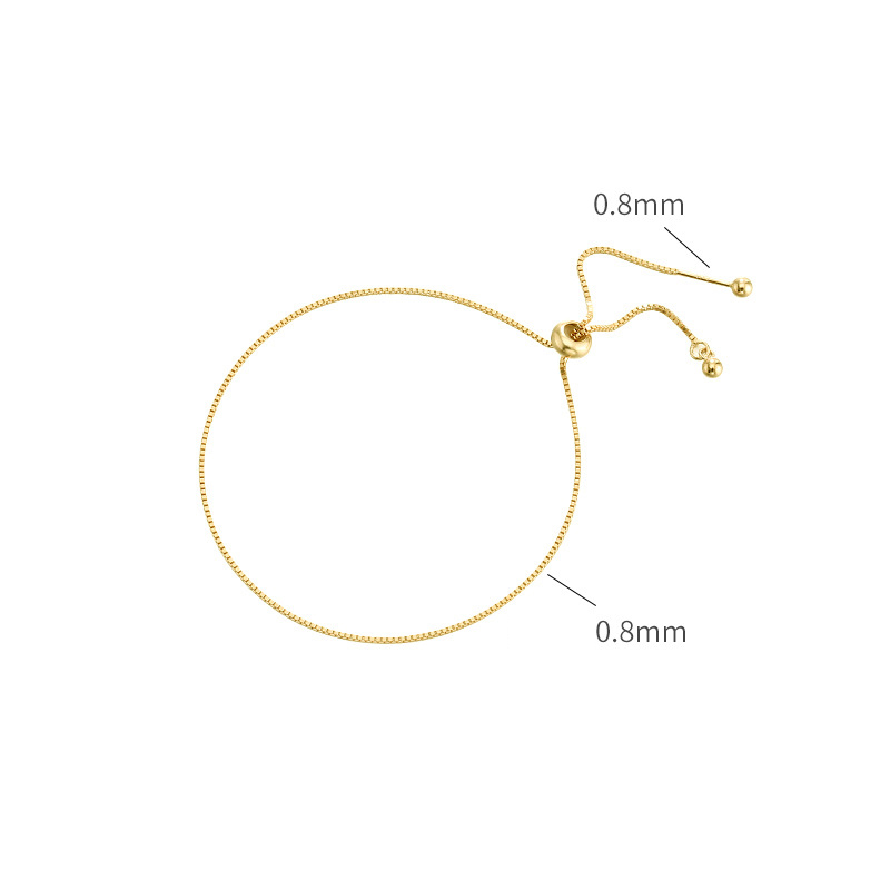 YL224- Yellow and gold bracelet-24cm