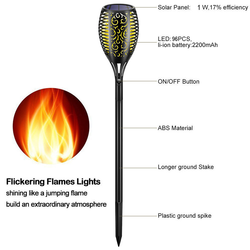 12LED flame lamp