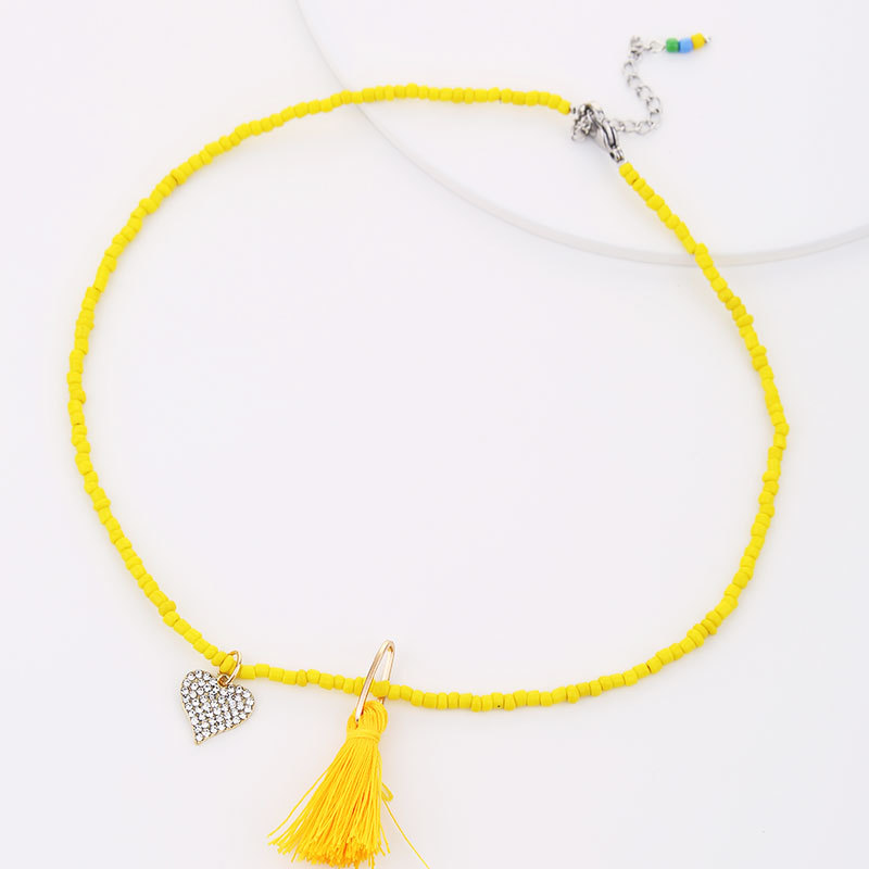 Yellow with pendant