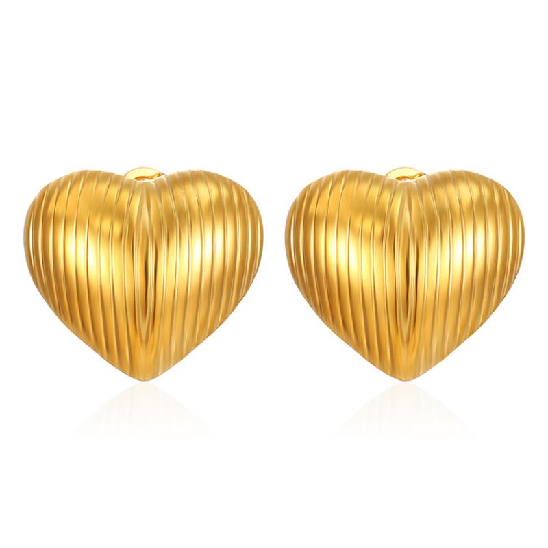 Golden heart shape