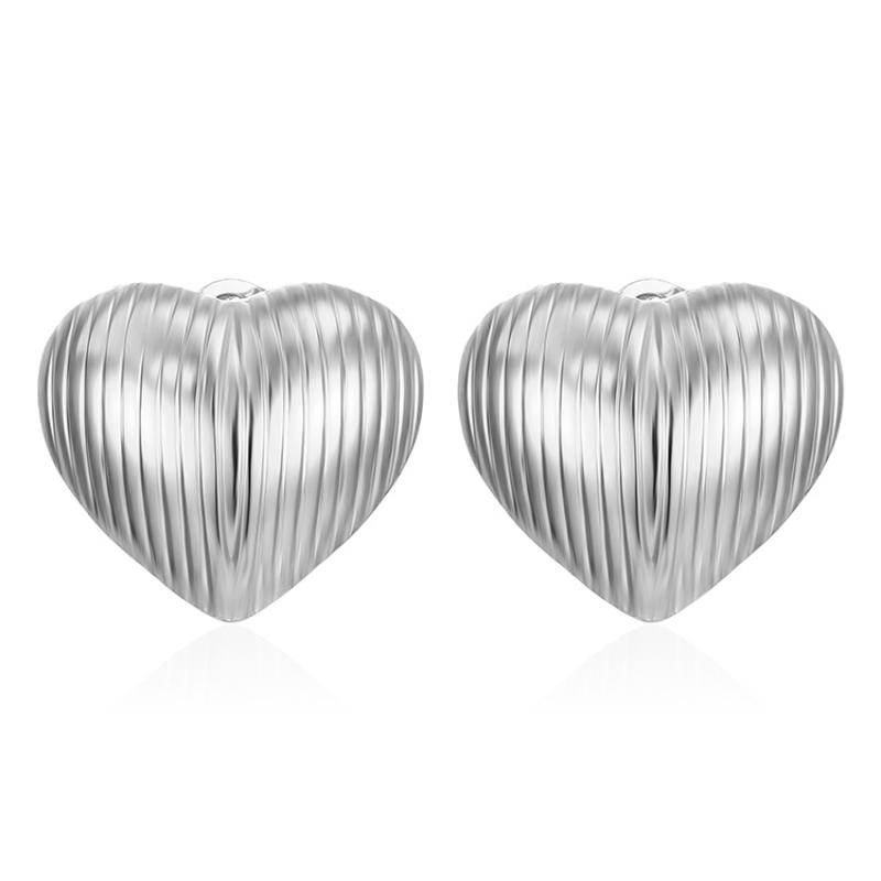 Steel color heart shape