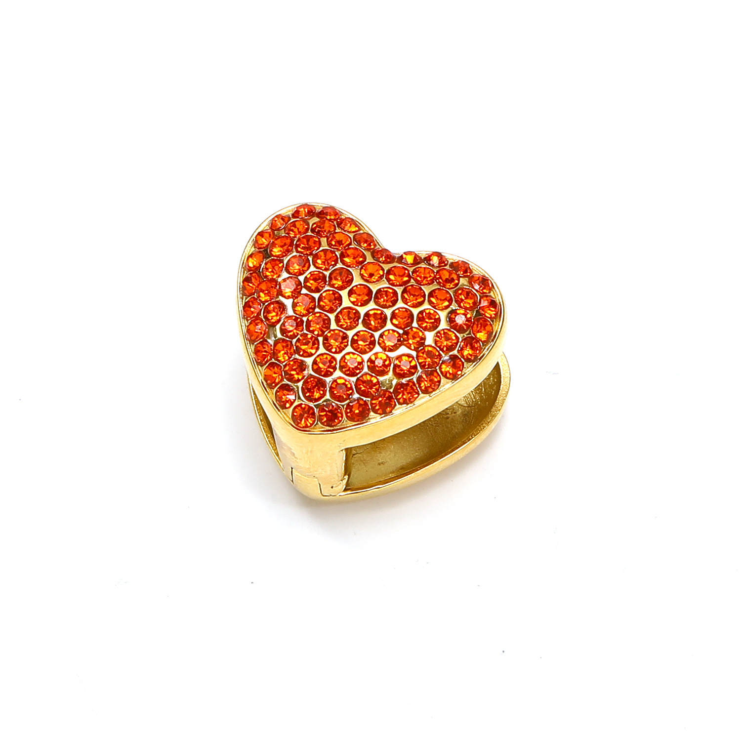 6:Heart-shaped orange zircon