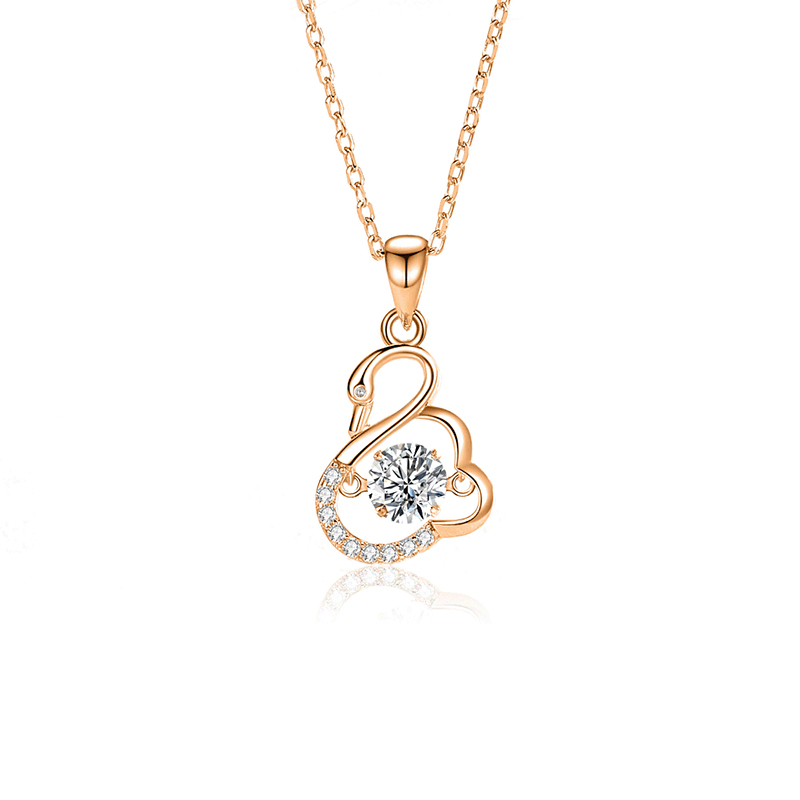 FDTD-035- Zircon white diamond rose gold