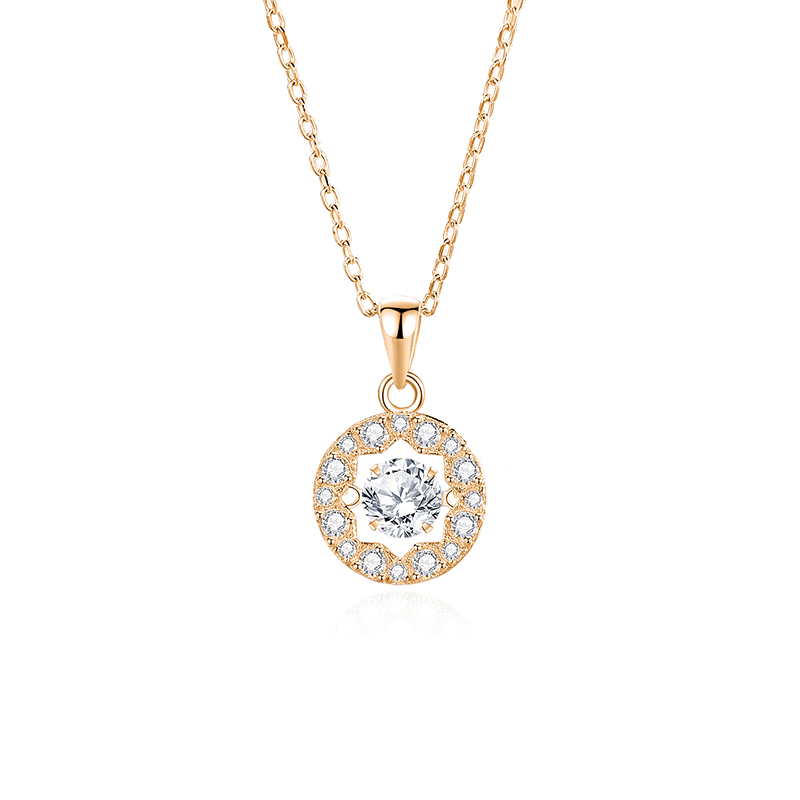 FDTD-024- Mosan White diamond rose gold