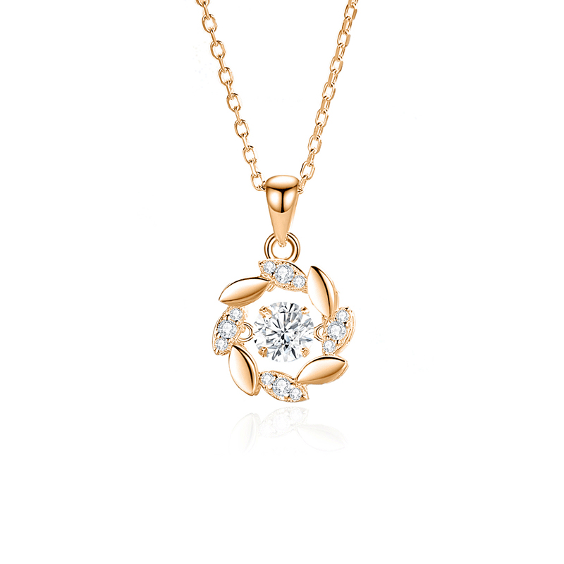 FDTD-028- Zircon White diamond rose gold