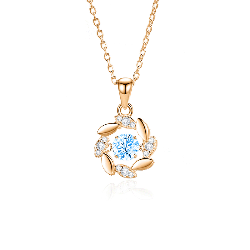 FDTD-028- Zircon Blue diamond rose gold