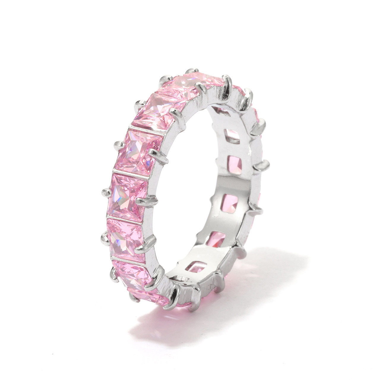 9:Platinum colour - Pink zircon