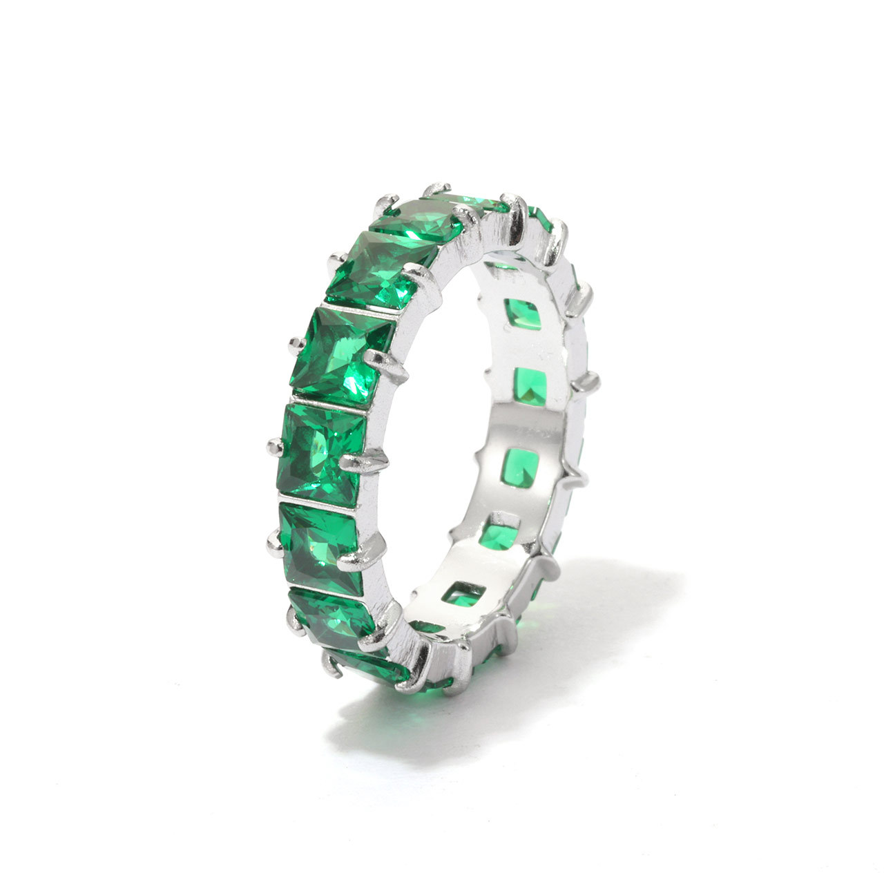 11:Platinum colour - green zircon