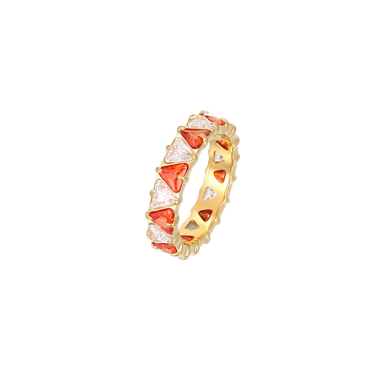 4:Gold - red clear zircon