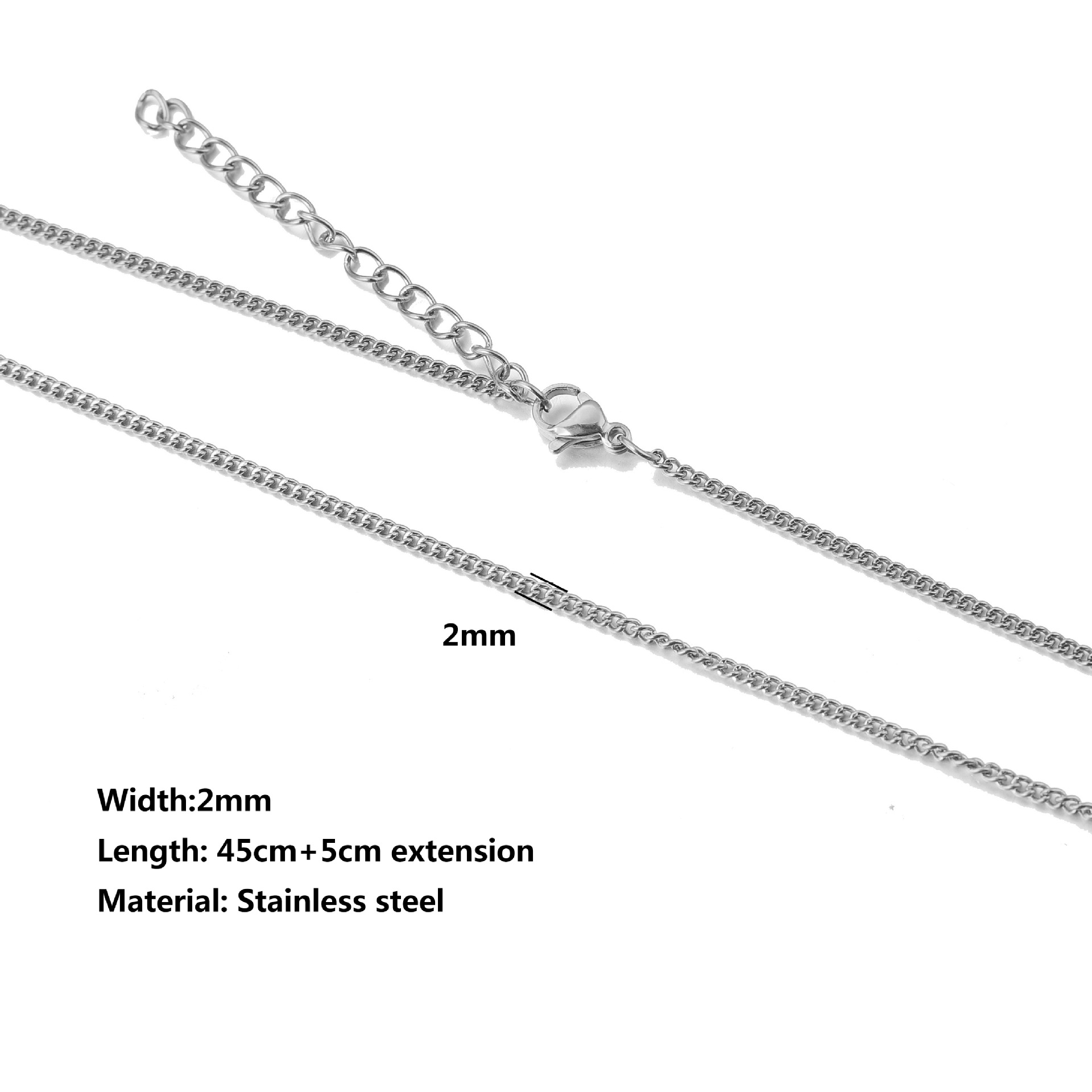 Side chain - steel color