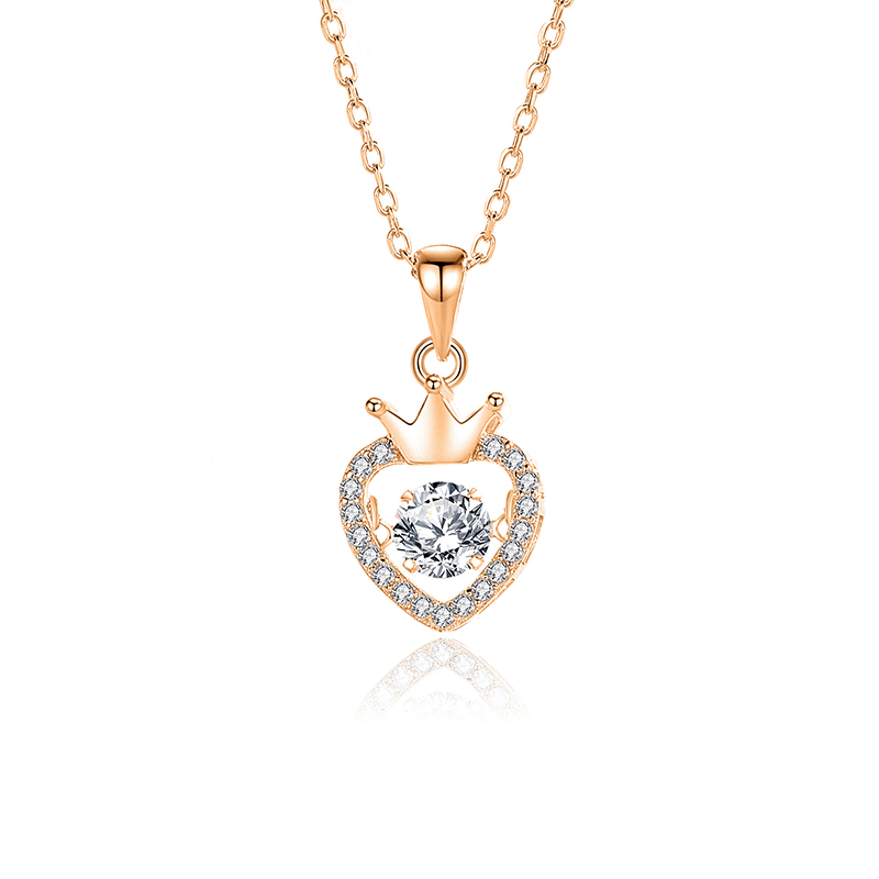 FDTD-034- Zircon white diamond rose gold