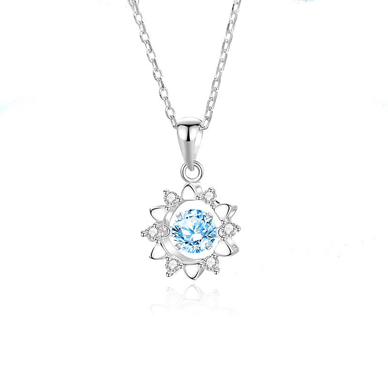 Fdtd-026-zircon Blue diamond white gold