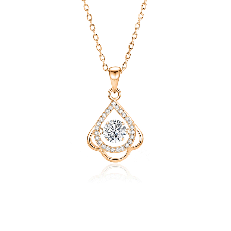 FDTD-036- Zircon white diamond rose gold