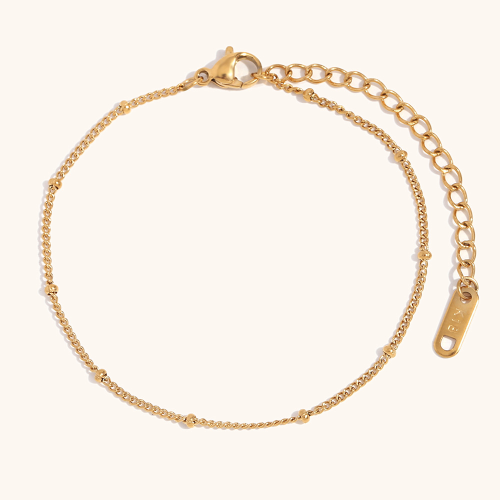 Classic beaded chain bracelet