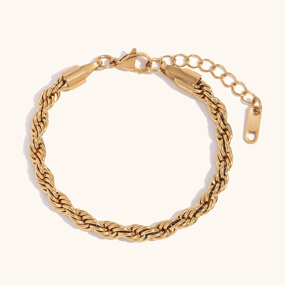 5mm twist chain bracelet