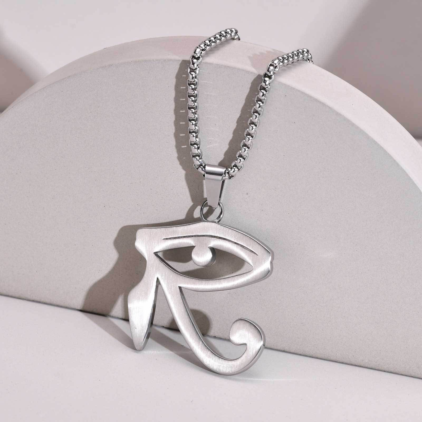1:Steel Pendant, not included with chain