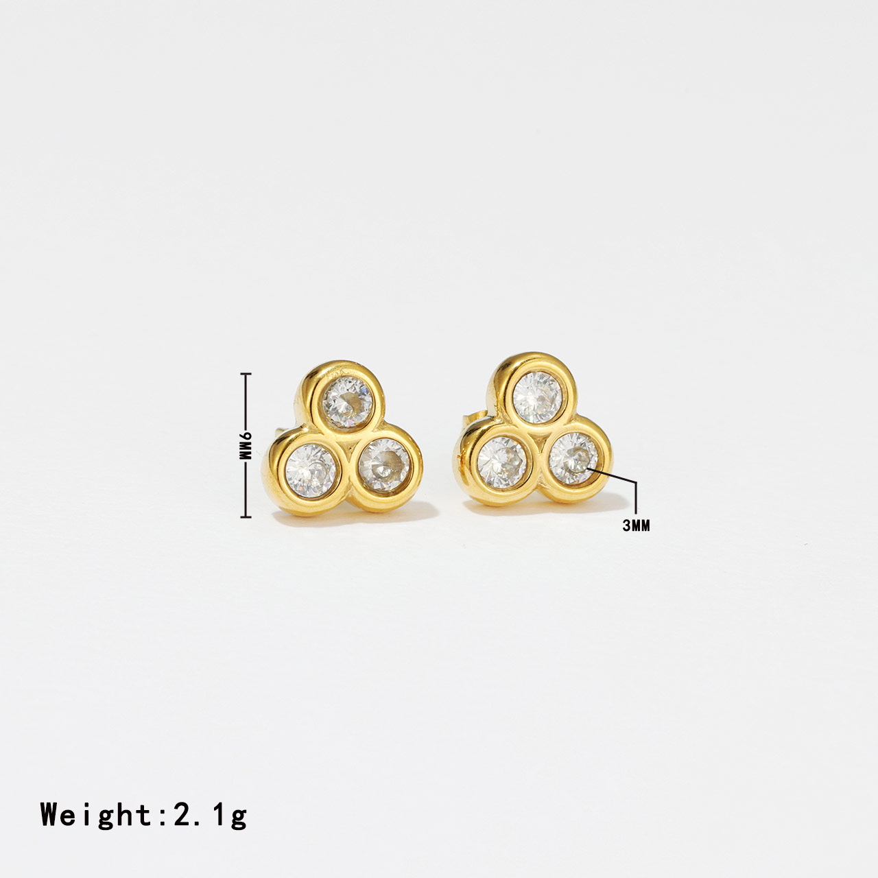 Gold - clear zircon