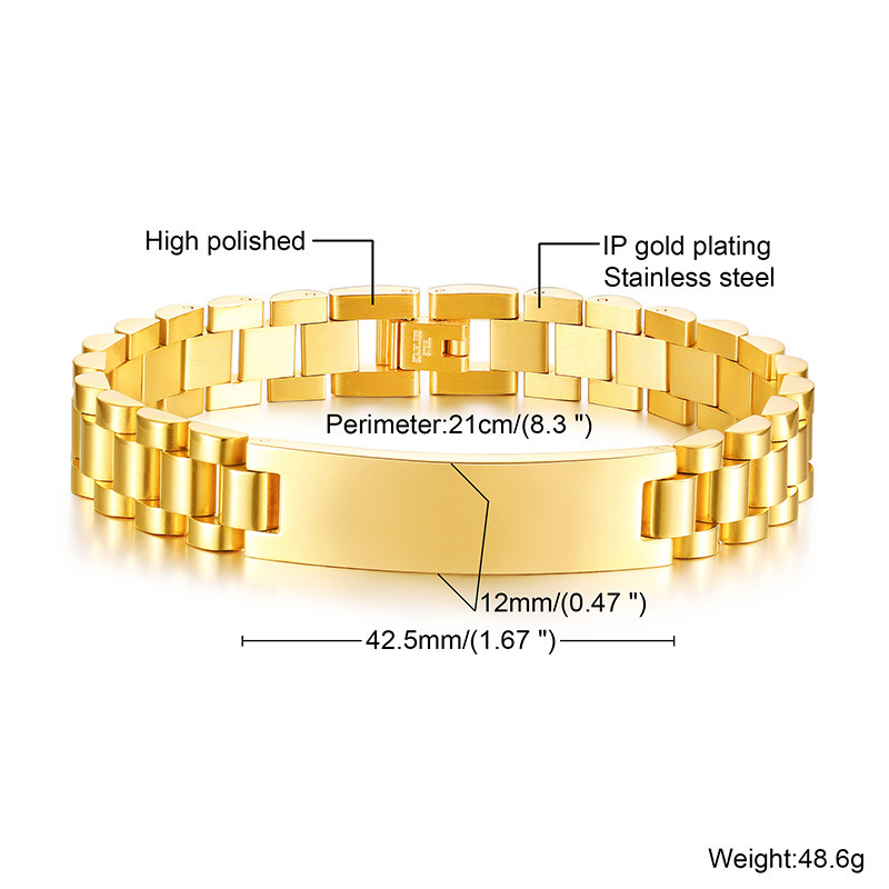 Gold 12mm by 21cm