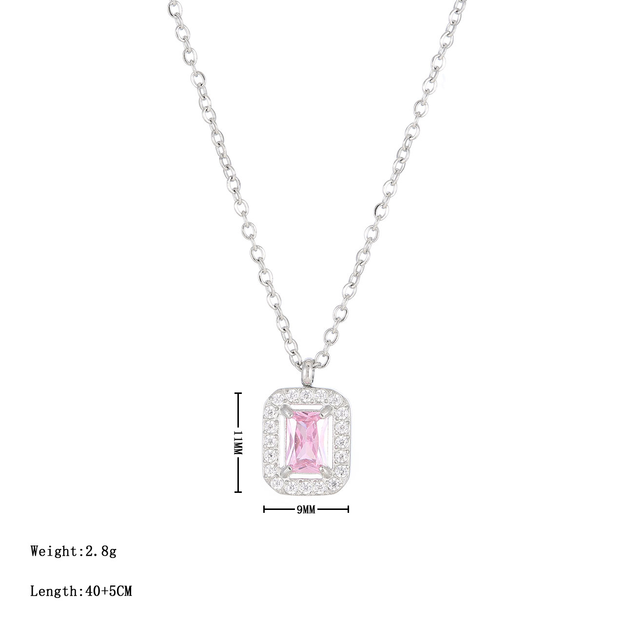 4:Platinum colour - pink zircon