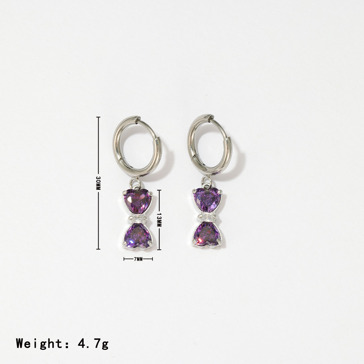 3:Platinum colour - purple zircon