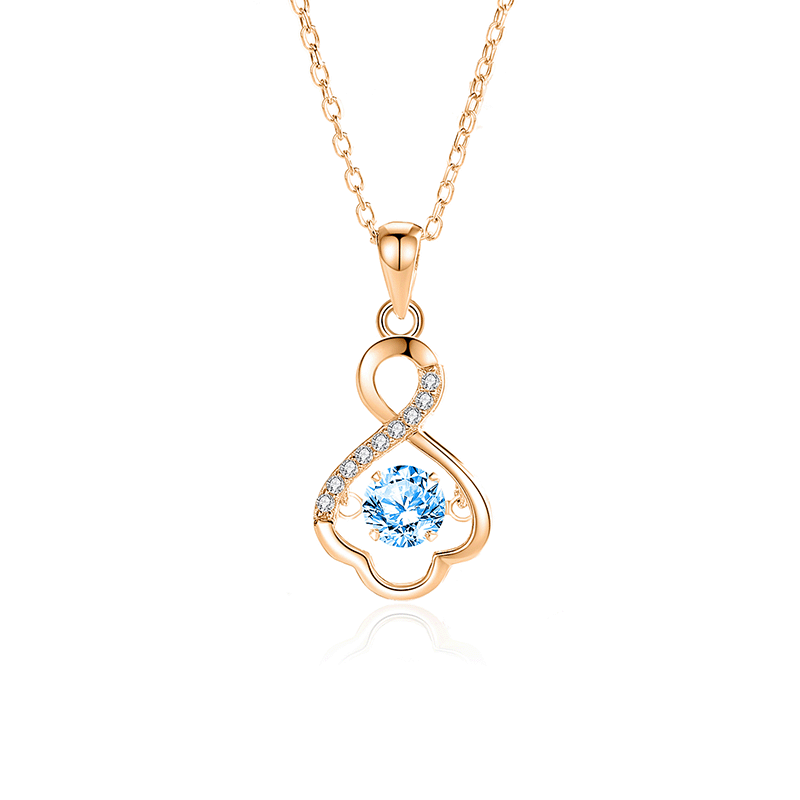 FDTD-031- Zircon Blue diamond rose gold