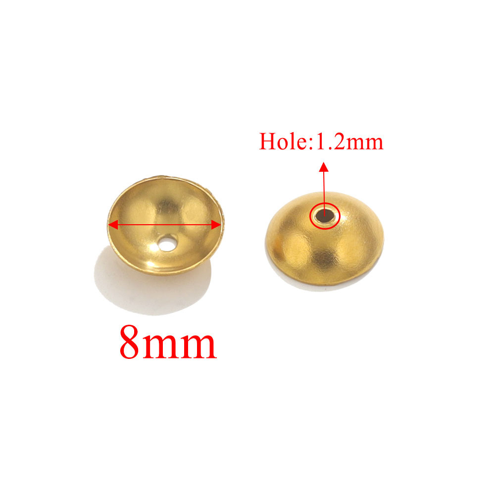 Vacuum 18K gold-plated-8mm