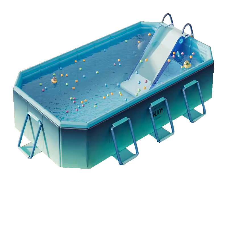C 3m pool with slide