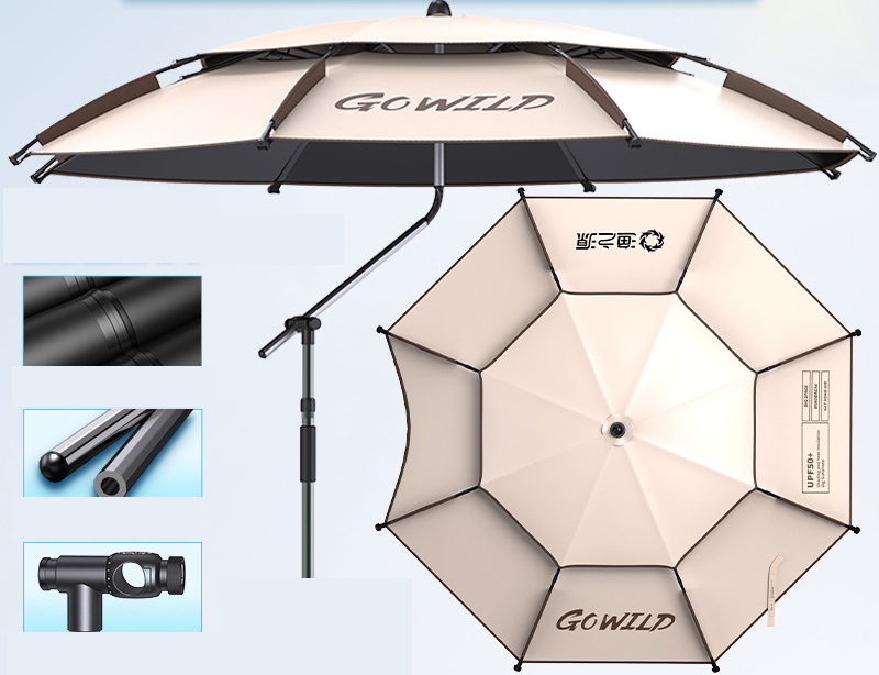 2.0m with aluminum Integrated telescopic rod