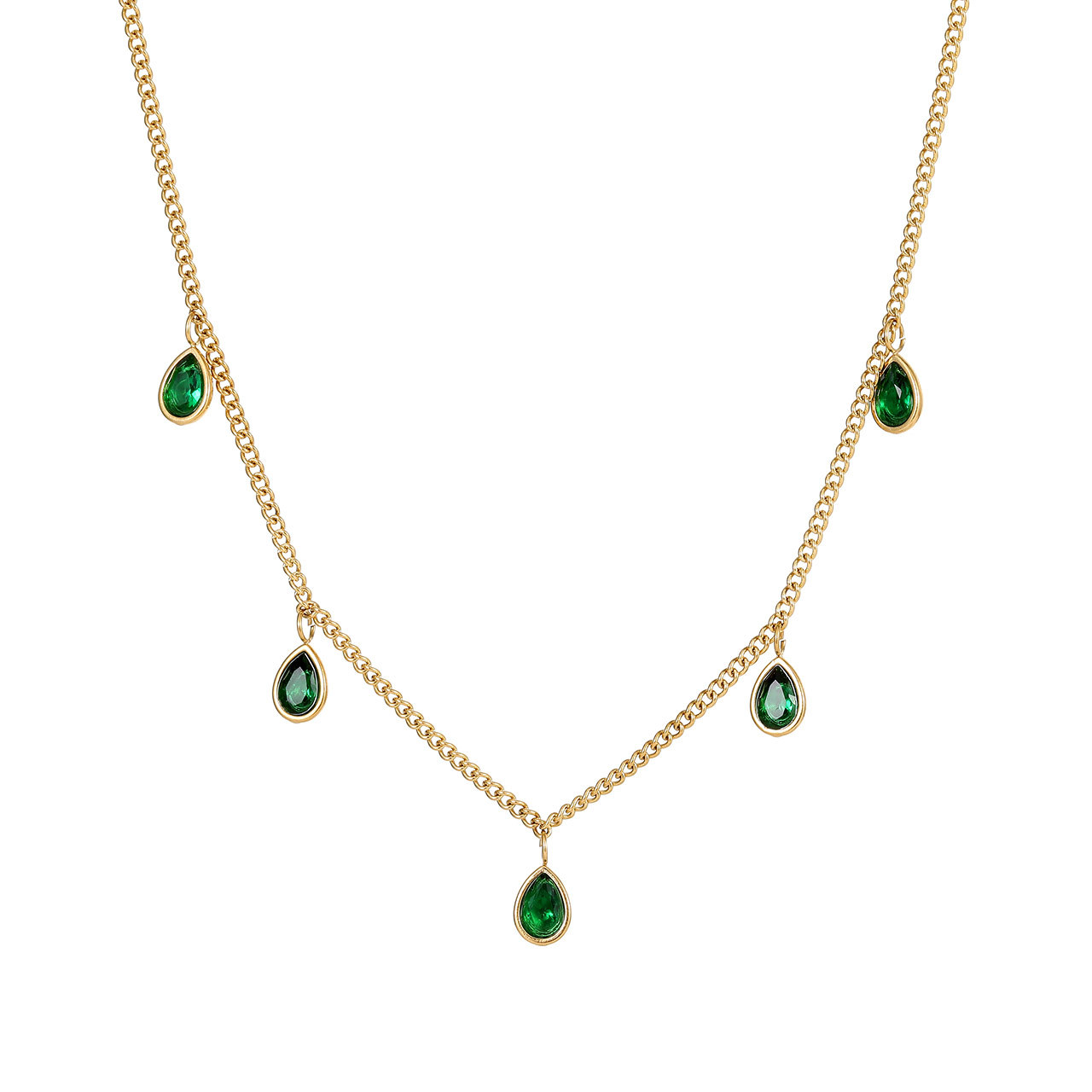 Gold - green zircon