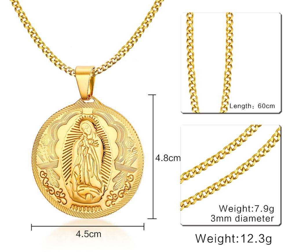 Pendant with chain 3mm*60cm grinding chain