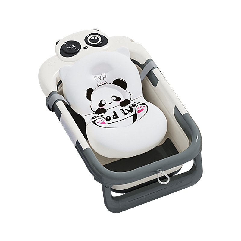 Panda color temperature   bath mat