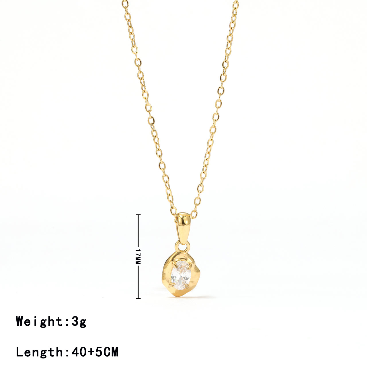 Gold - clear zircon