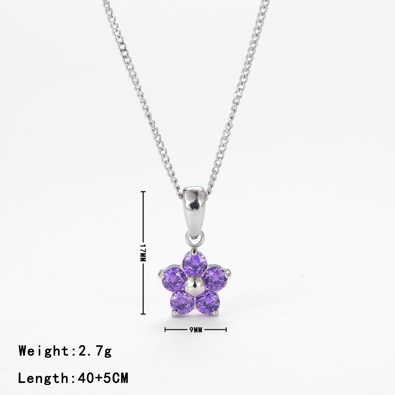 9:Platinum colour - purple zircon