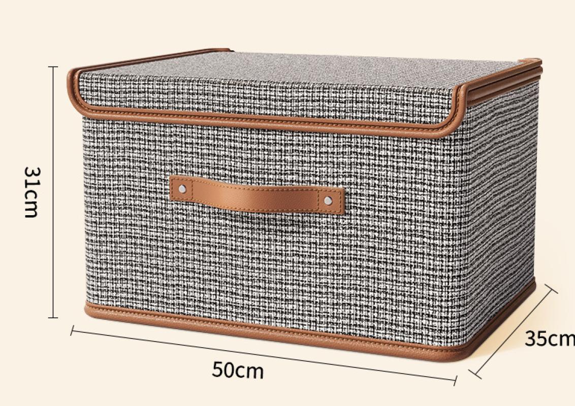 Small Xiangfeng one-piece cover storage box extra large 50*35*31cm