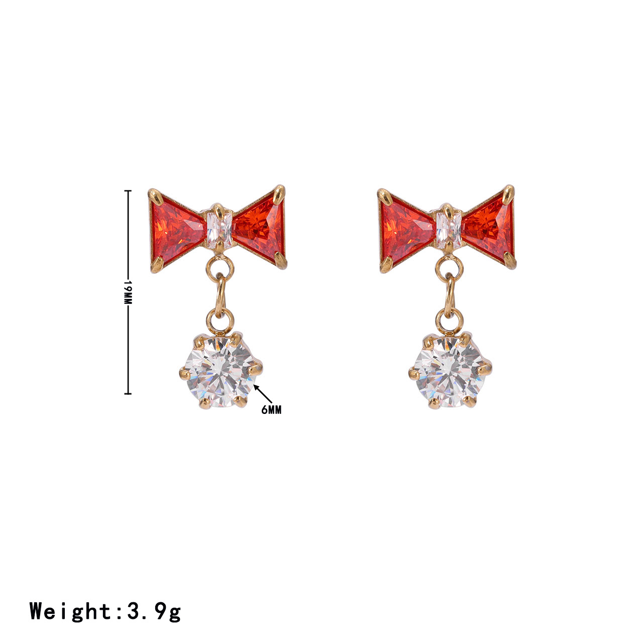 Gold - red zircon