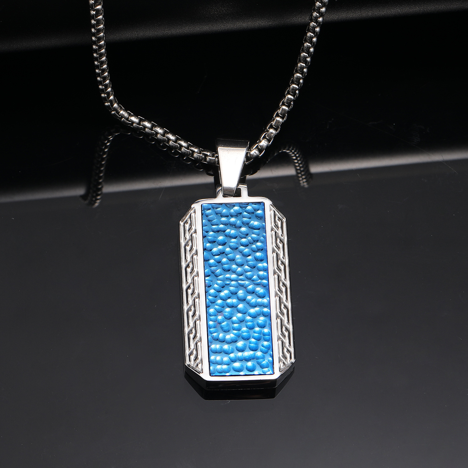 blue pendant