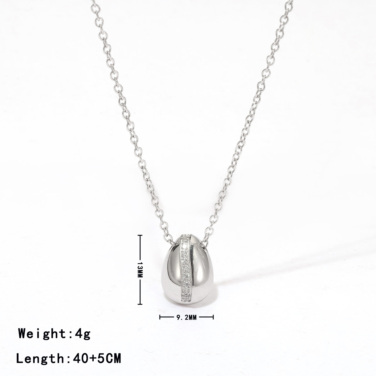 5:Platinum colour - Necklace