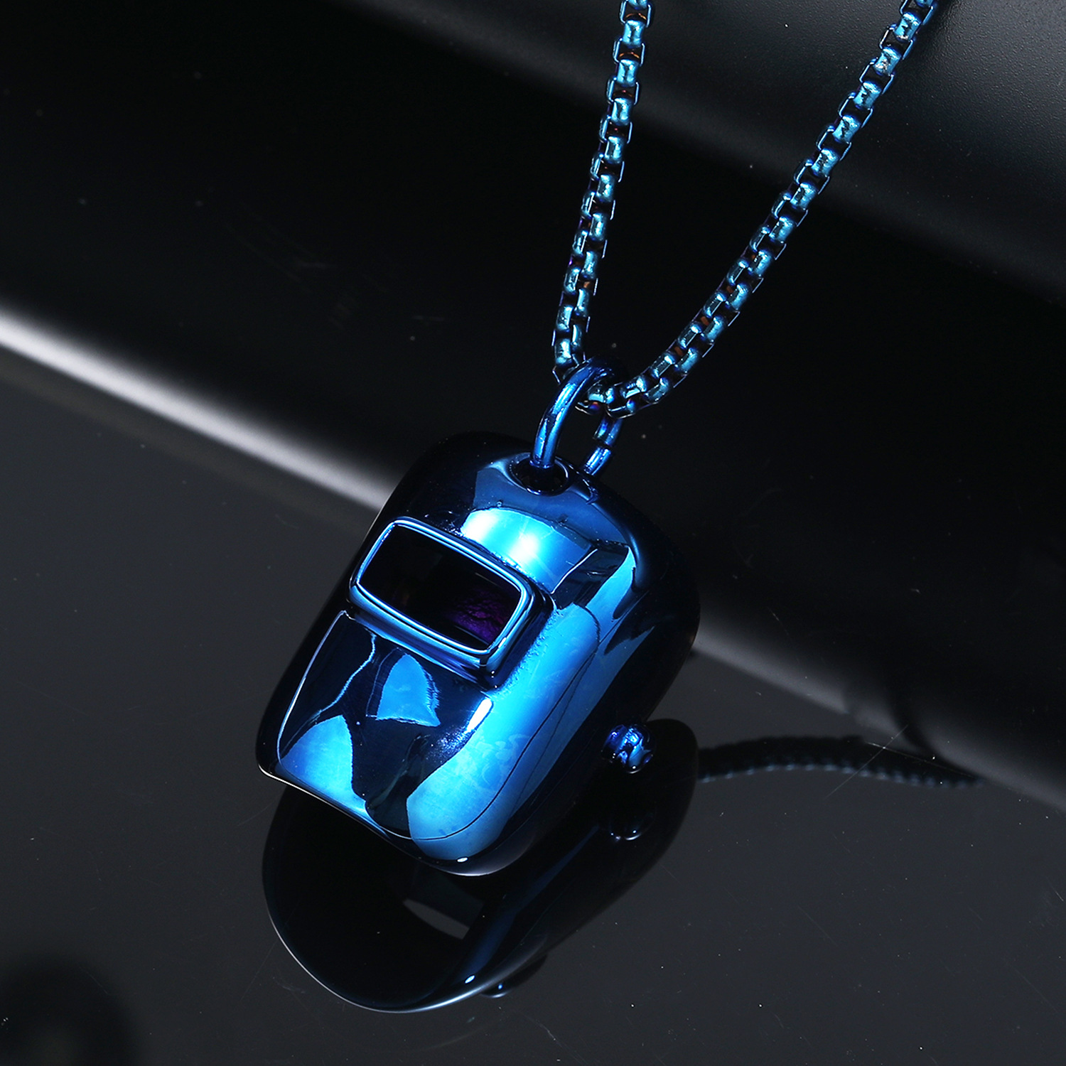 blue pendant