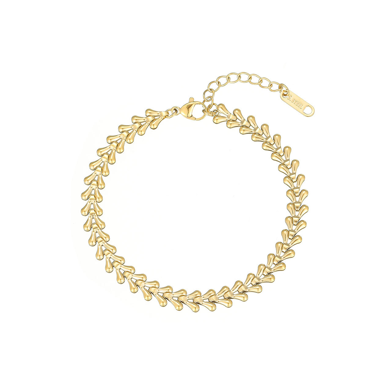 2:Gold - Bracelet 16.5 3cm