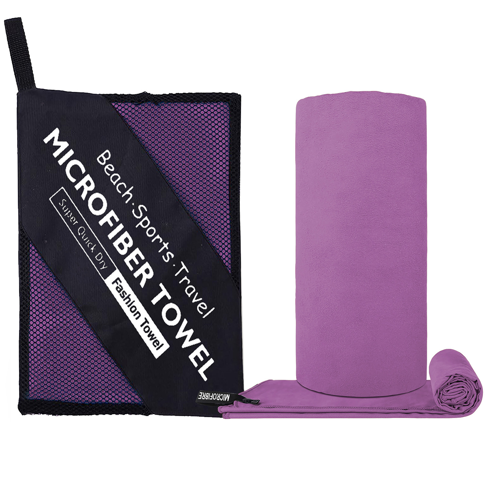 Purple ( zippered bag )