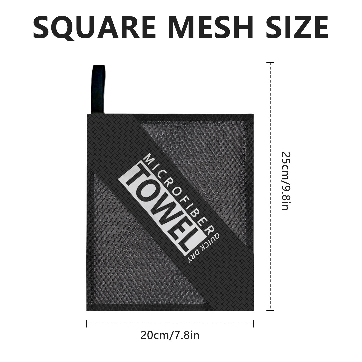 Square mesh bag
