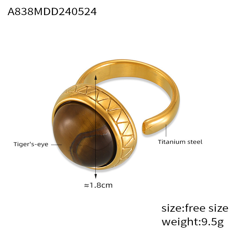 Golden tiger-eye stone