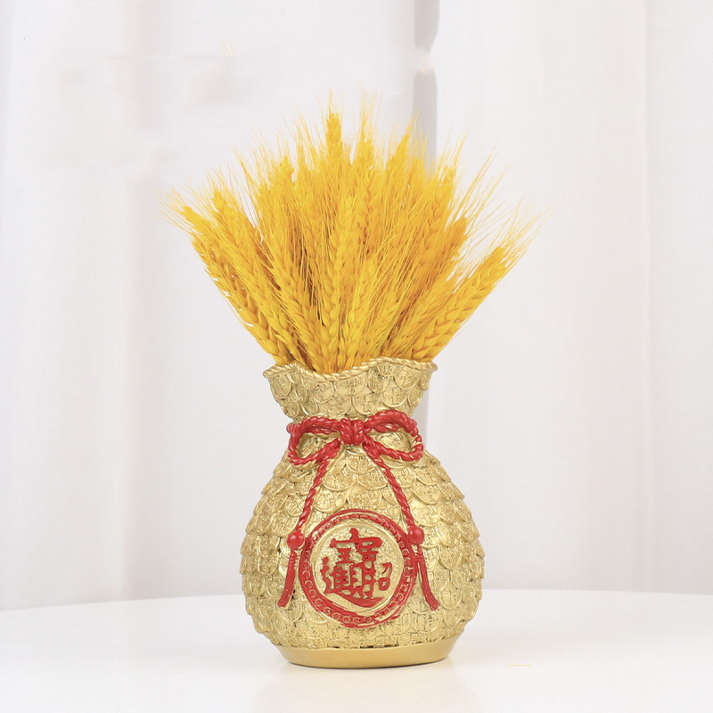 gold Money bag   wheat