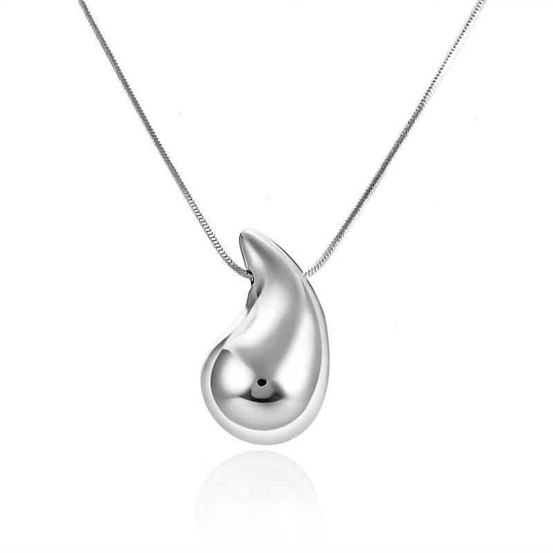 Necklace - Platinum color